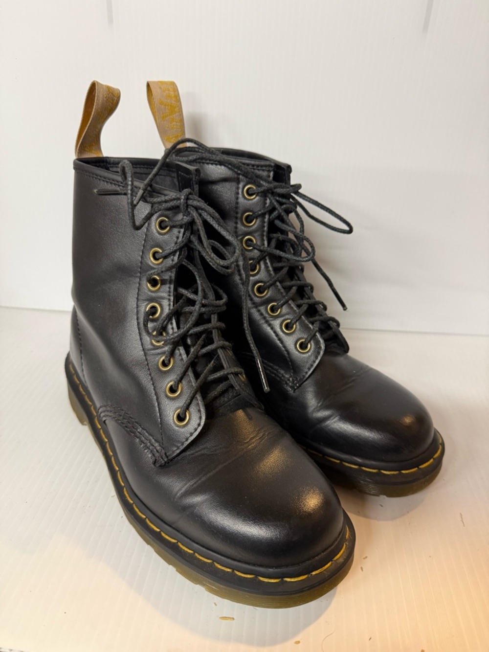 Dr. Martens Black Boot Vegan  1460 Unisex